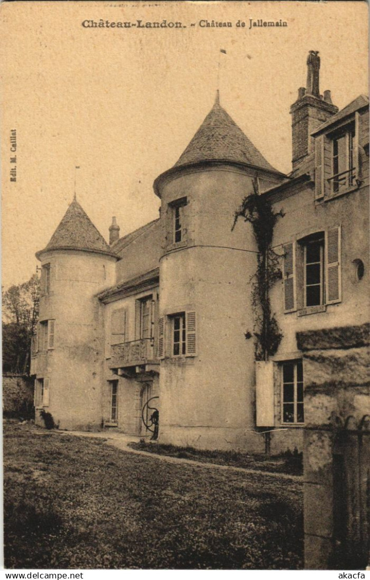 CPA Chateau Landon Chateau de Jallemain FRANCE (1100827)