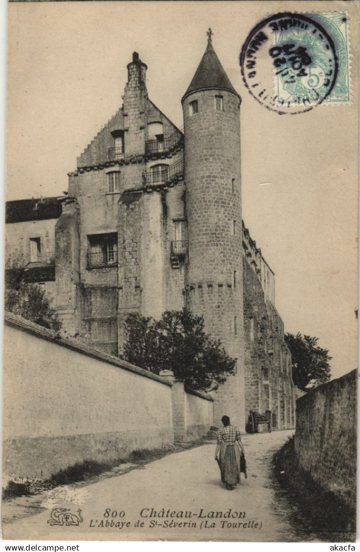 CPA Chateau Landon L'Abbaye FRANCE (1100825)