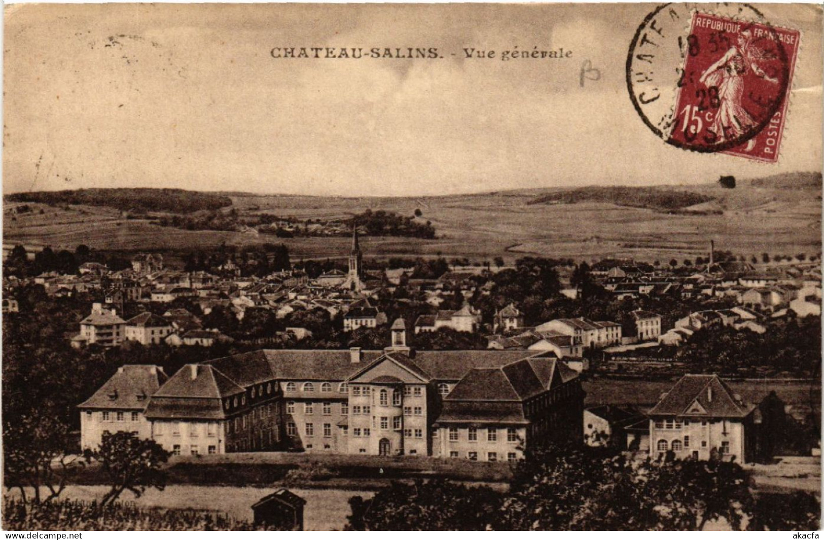 CPA CHATEAU-SALINS - Vue générale (650850)