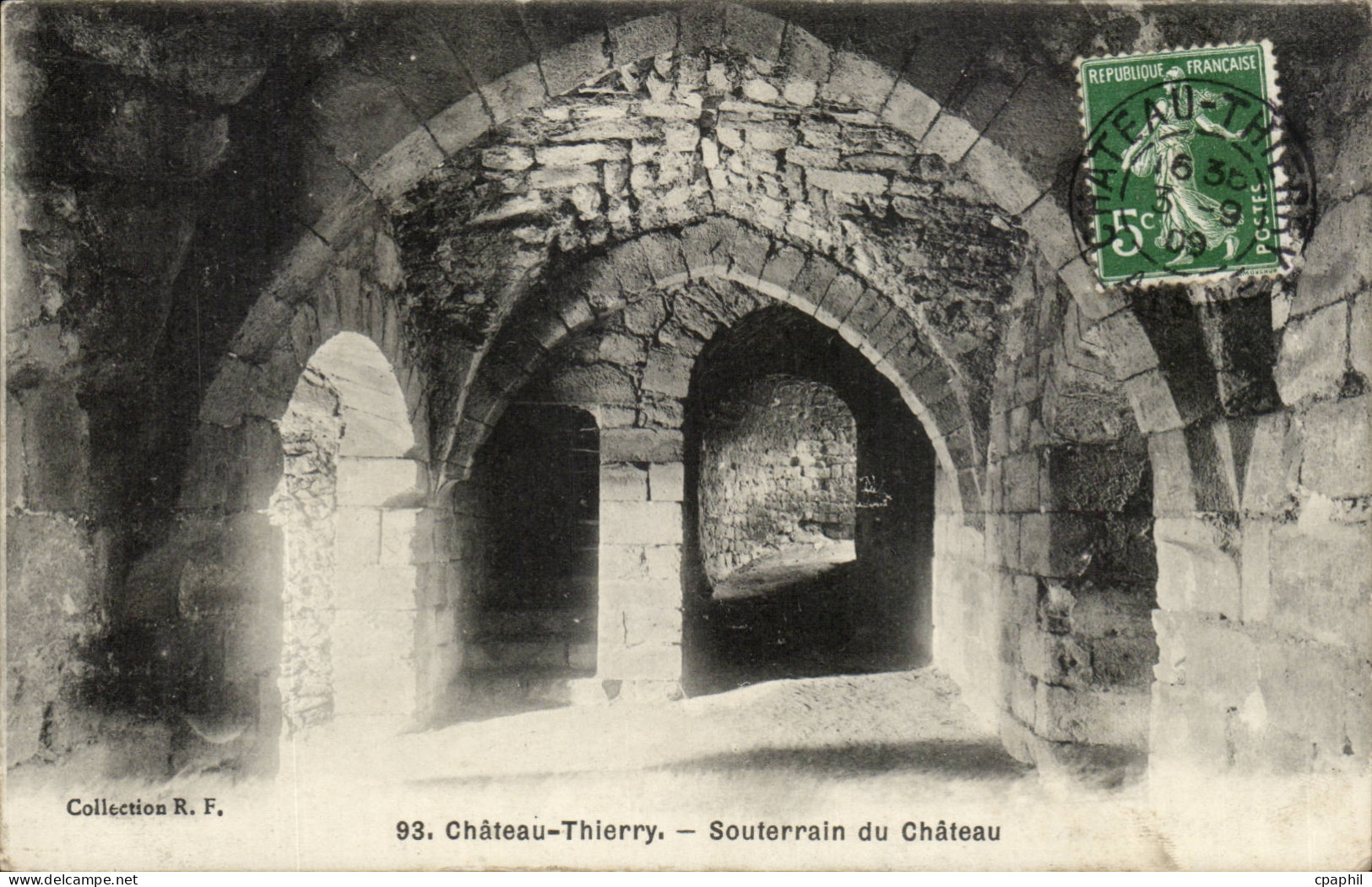 CPA Chateau Thierry Souterrain du chateau