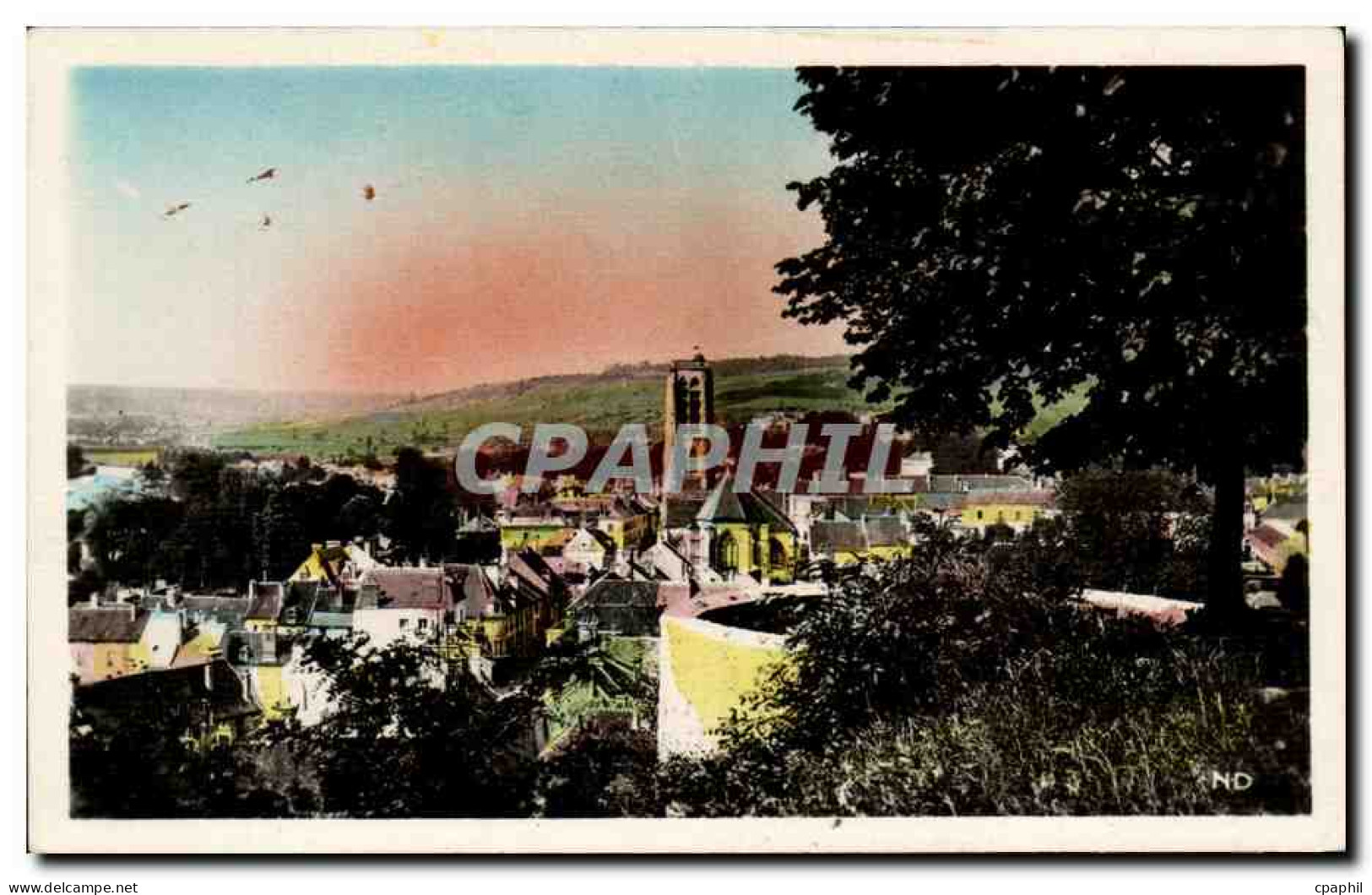 CPA Chateau Thierry Vue Prise du Chateau