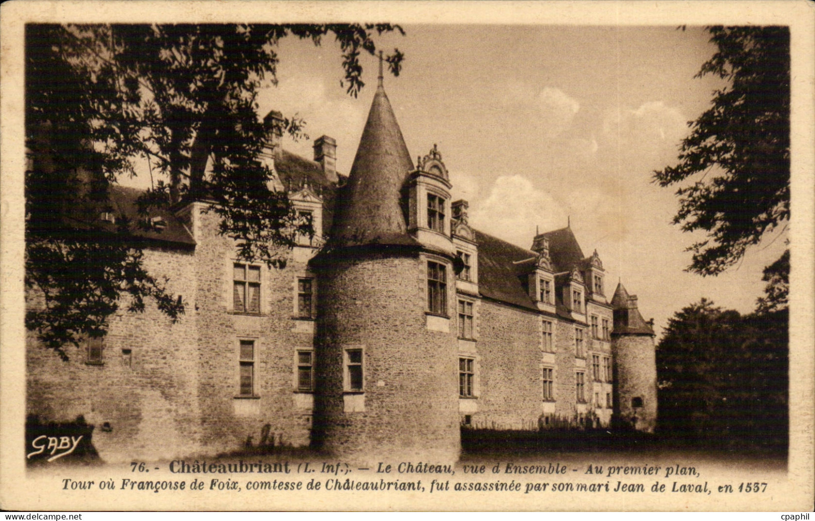 CPA Chateaubriant Le chateau
