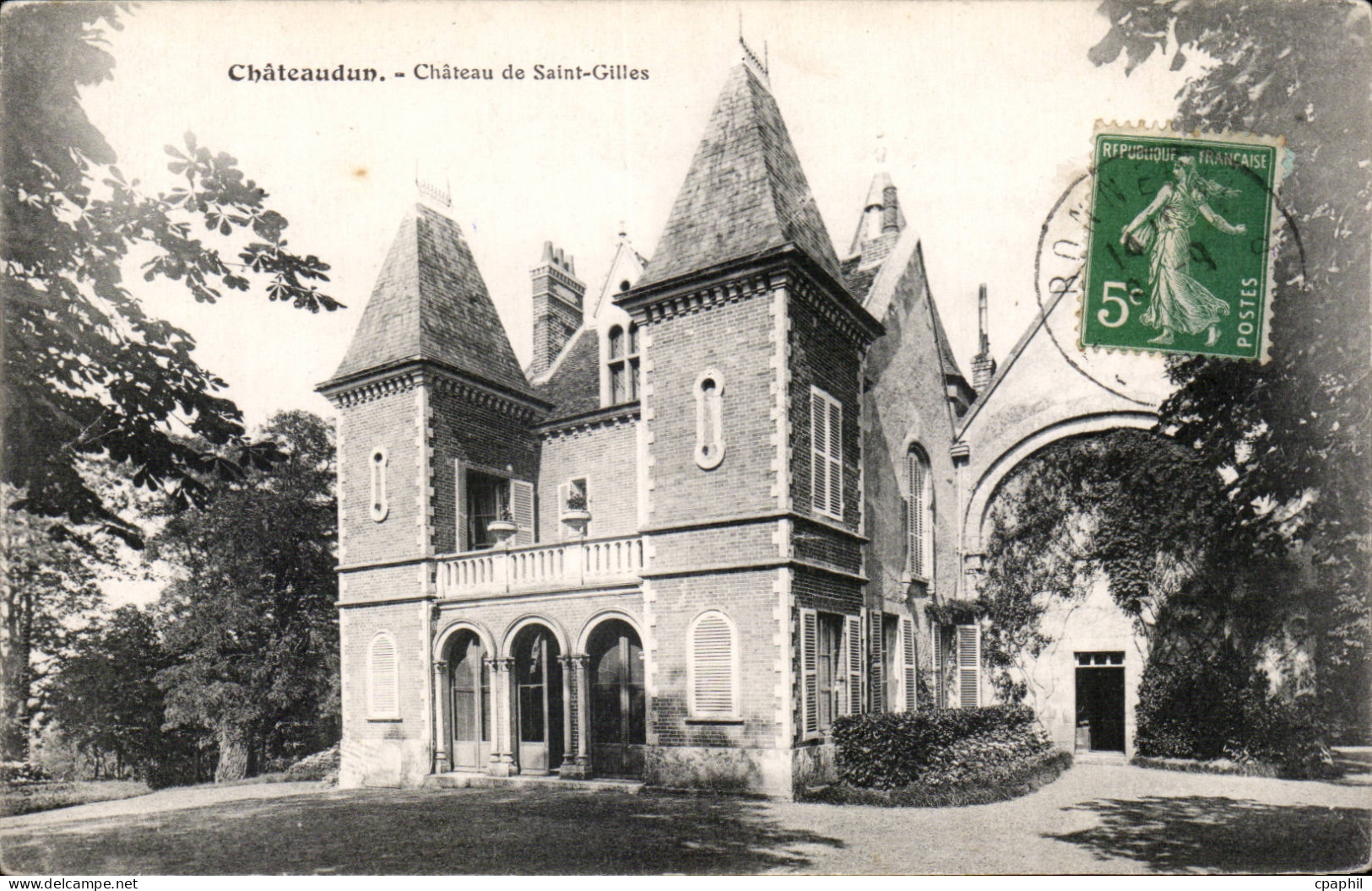 CPA Chateaudun Chateau de Saint Gilles