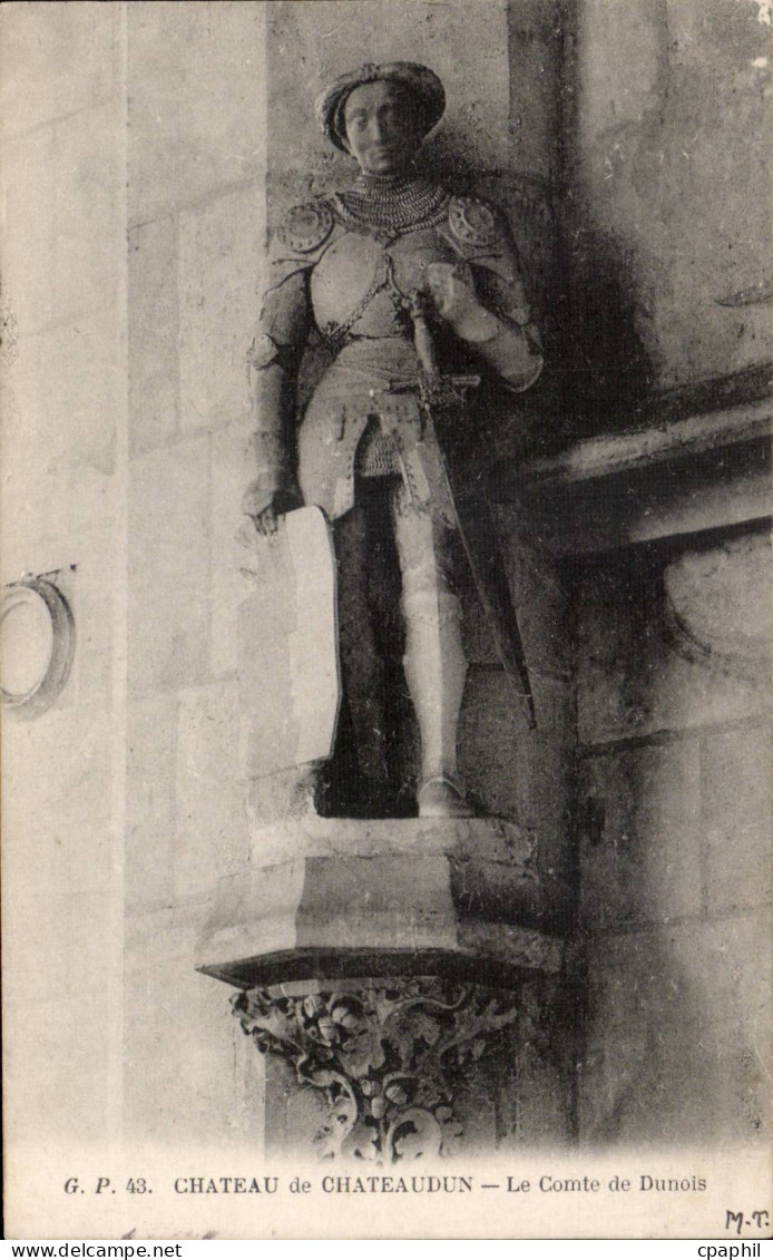 CPA Chateaudun Chateau Le comte de Dunois