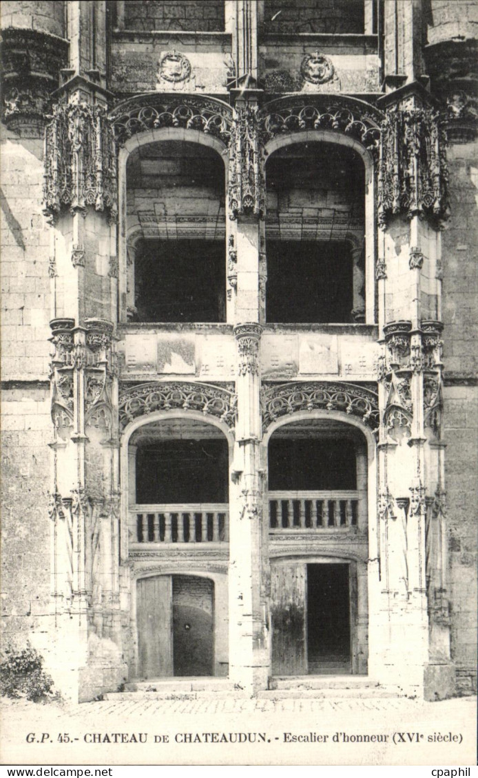 CPA Chateaudun Escalier d'honneur