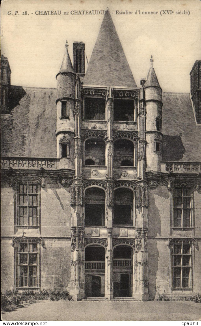 CPA Chateaudun Escalier du chateau