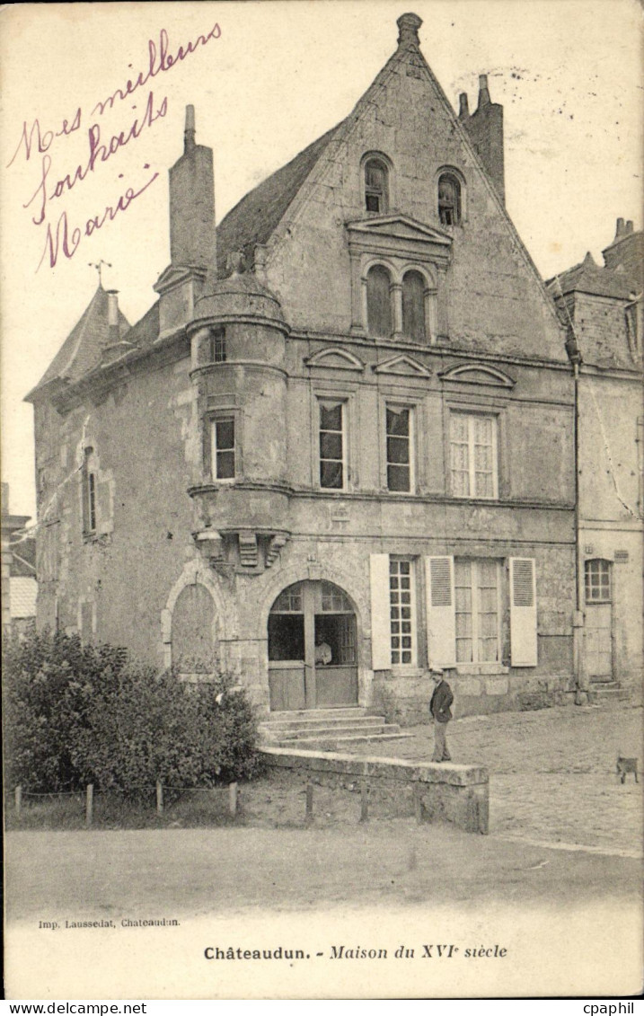 CPA Chateaudun Maison du 16eme