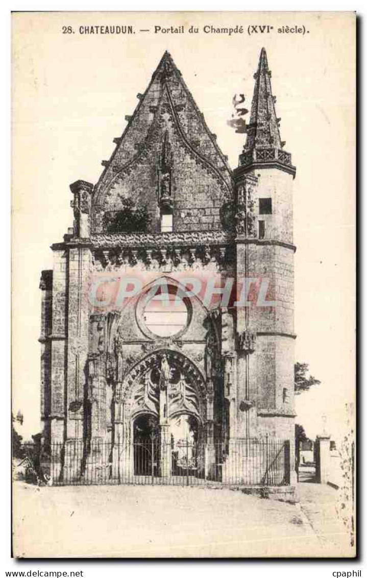 CPA Chateaudun Portail du Champde