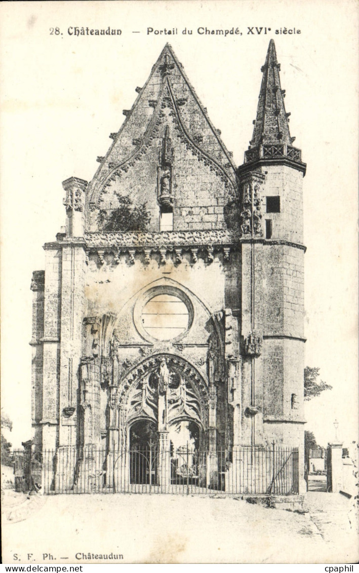 CPA Chateaudun Portail du Champde
