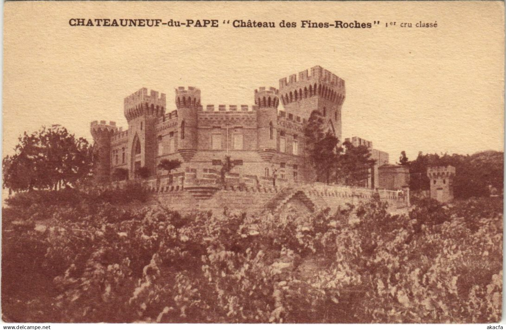 CPA CHATEAUNEUF-DU-PAPE Chateau des Fines-Roches (1086219)