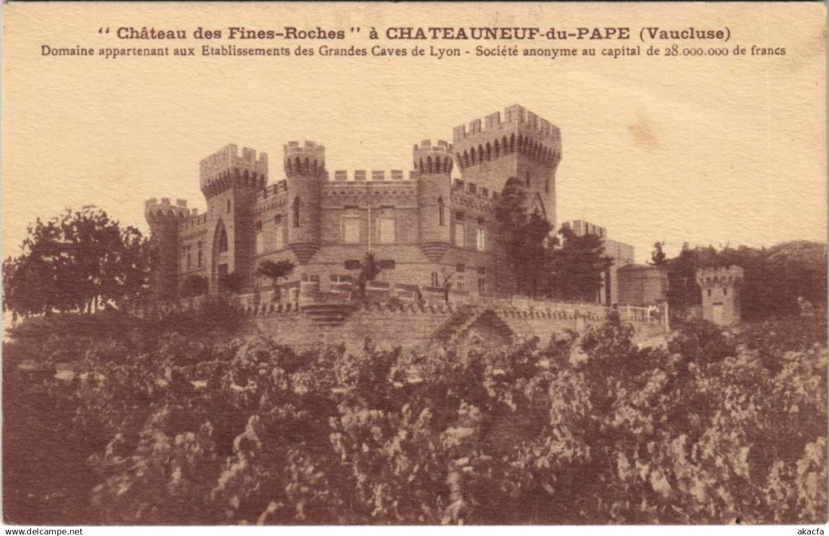 CPA CHATEAUNEUF-DU-PAPE Chateau des Fines-Roches (1086394)