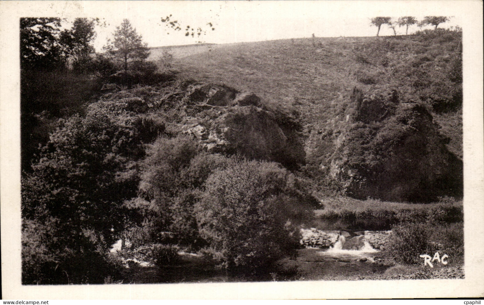 CPA Chateauneuf La Foret Paysage sur la Combade