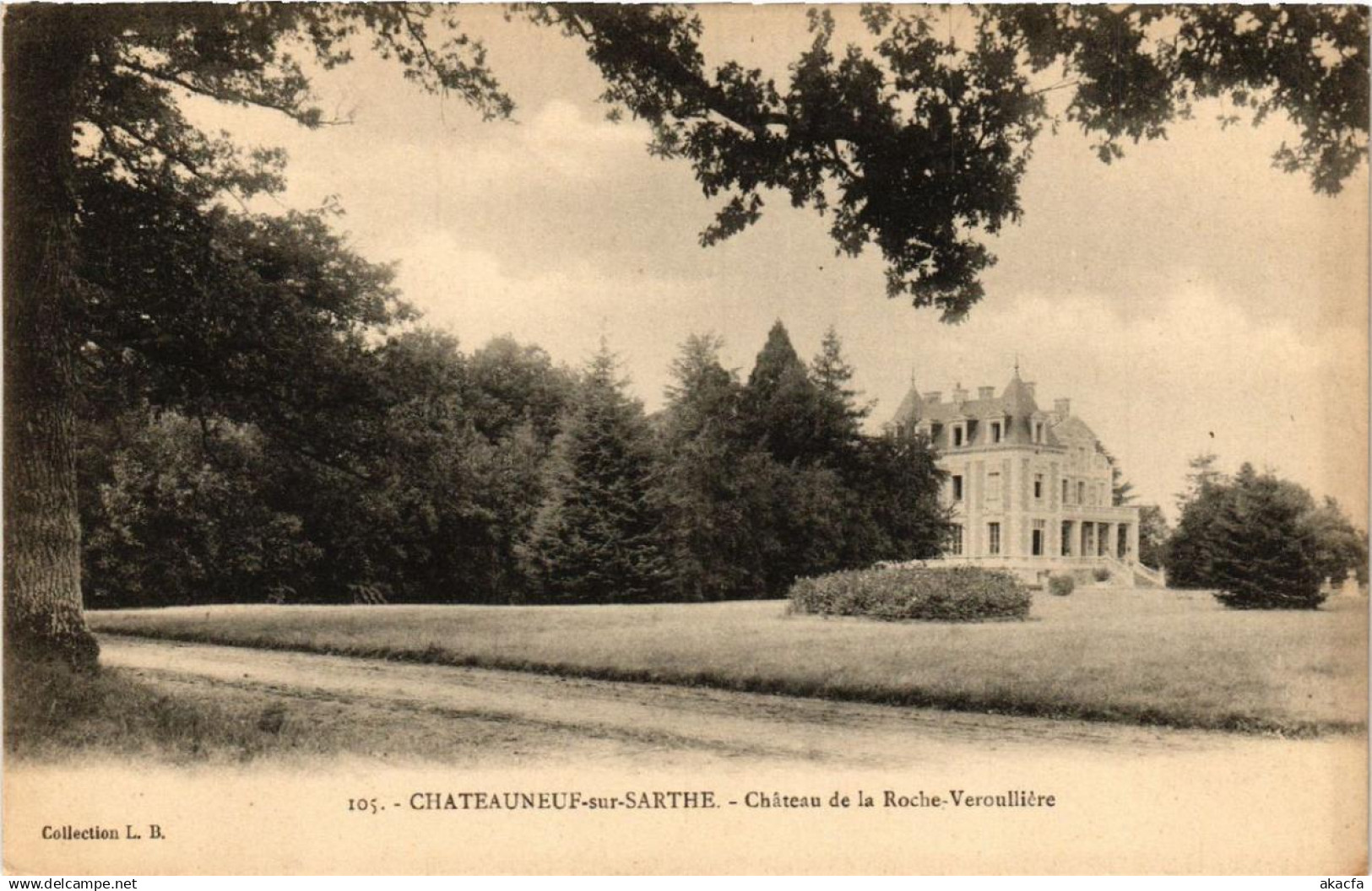 CPA CHATEAUNEUF-sur-SARTHE Chateau de la Roche-Veroulliere (606316)