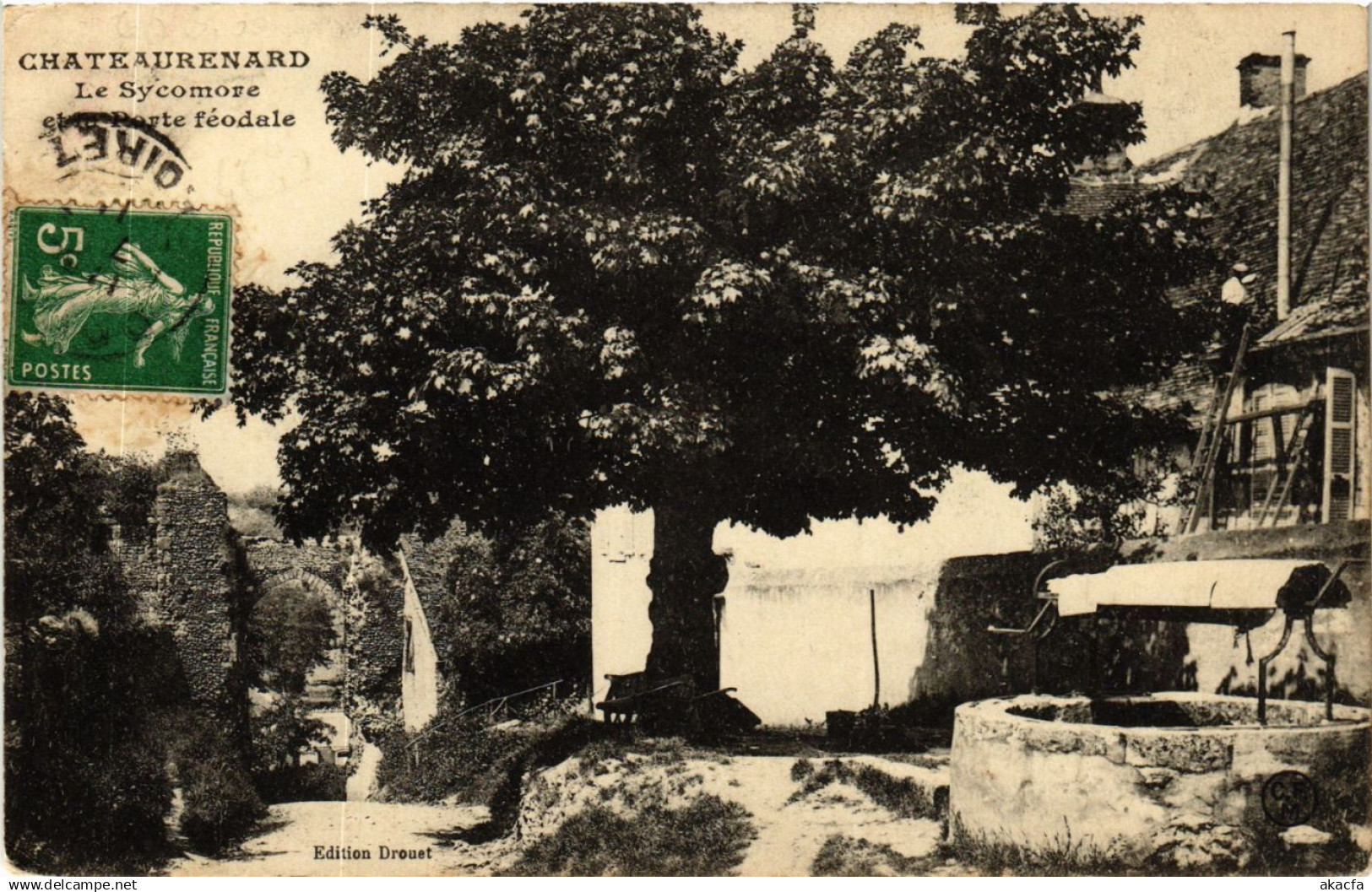 CPA CHATEAURENARD Le Symcomore et le Porte feodale (410116)