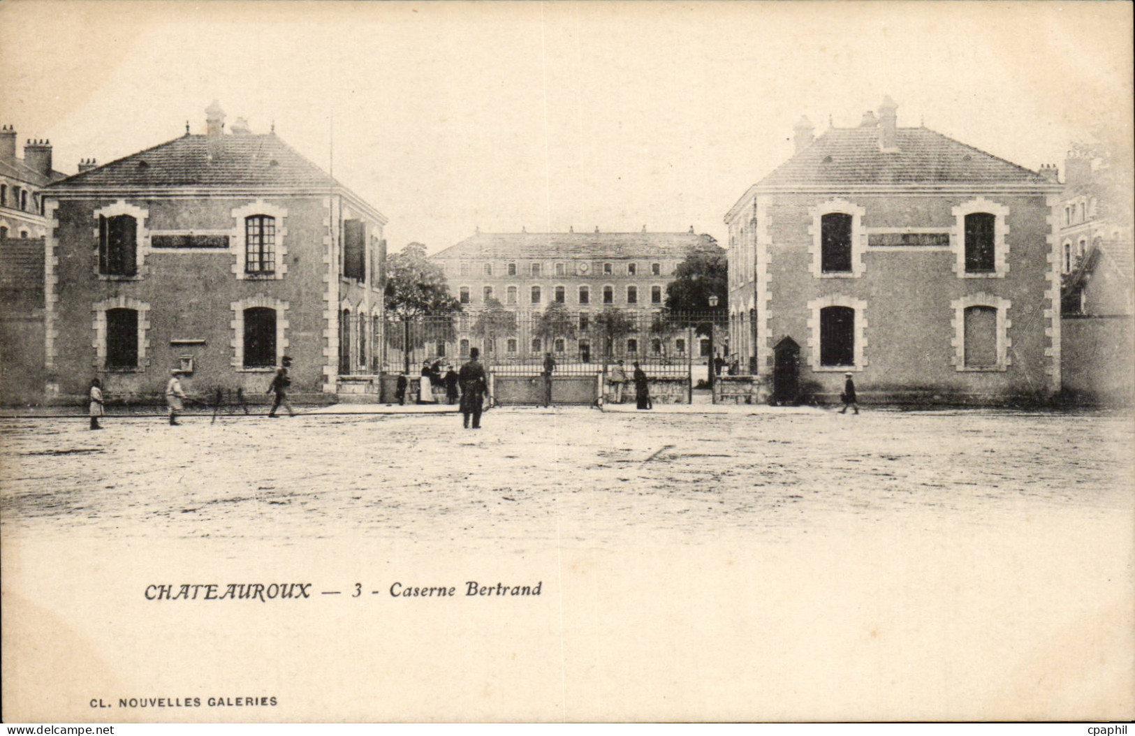 CPA Chateauroux La caserne Bertrand Miliaria