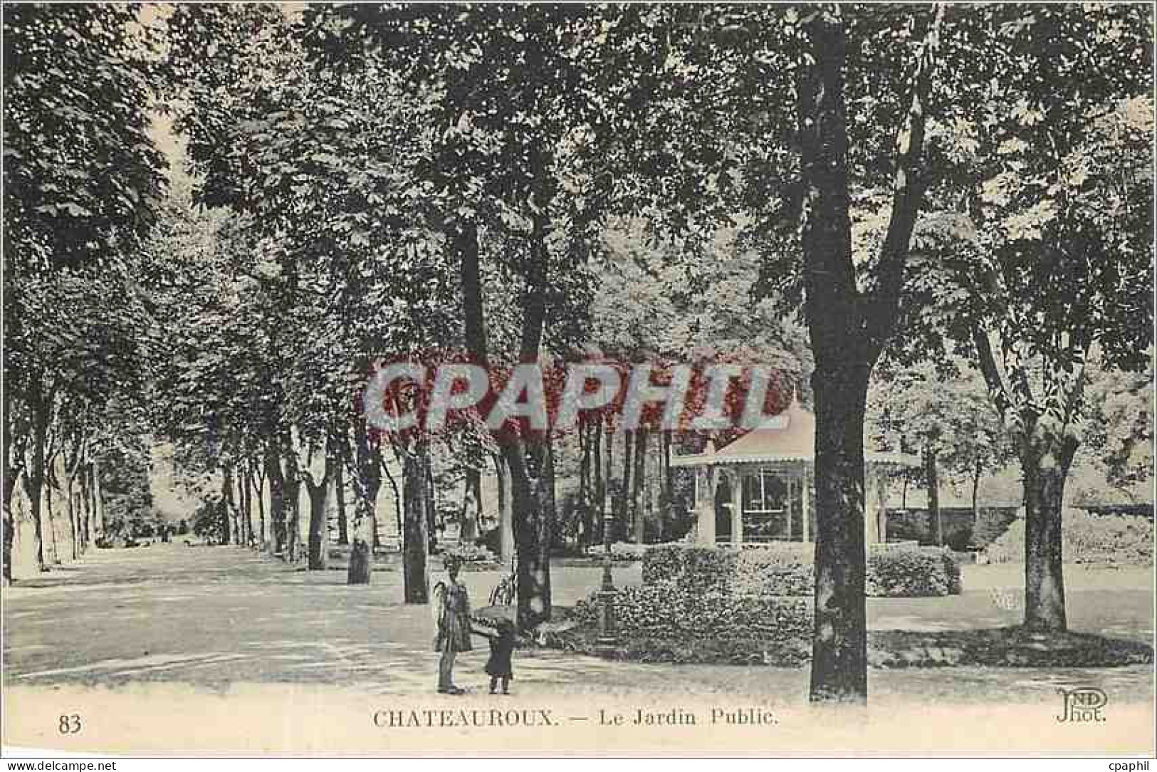 CPA Chateauroux Le Jardin Public