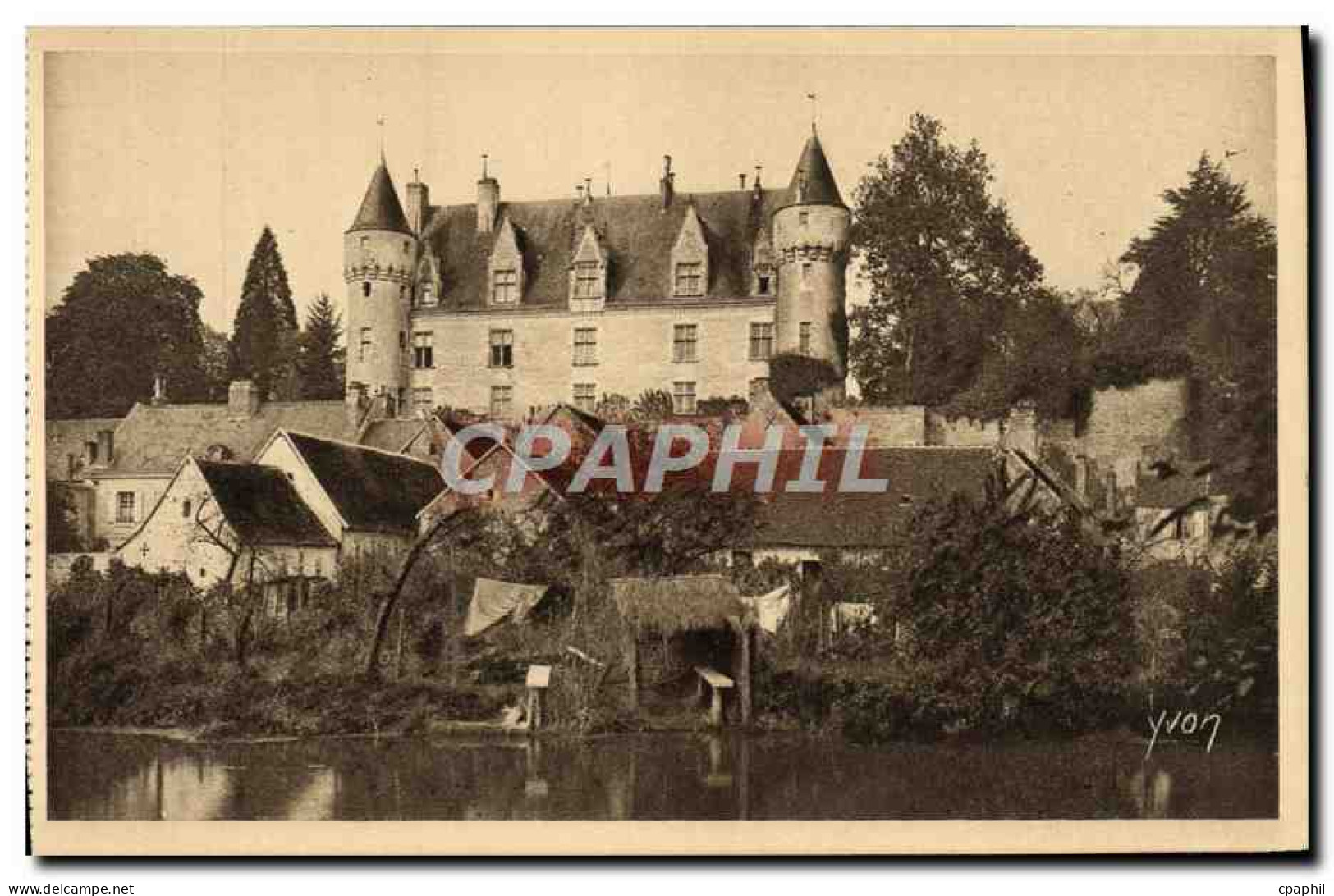 CPA Chateaux De La Loire Chateau Montresor