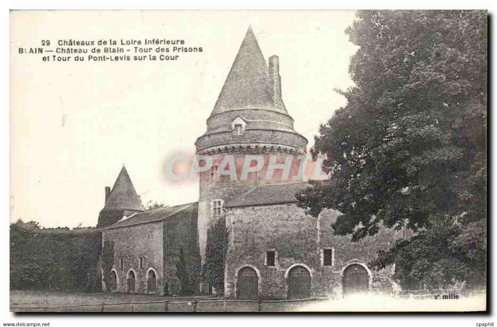 CPA Chateaux de la Loire Inferieure Blain Chateau de Biain Tour des Prisons