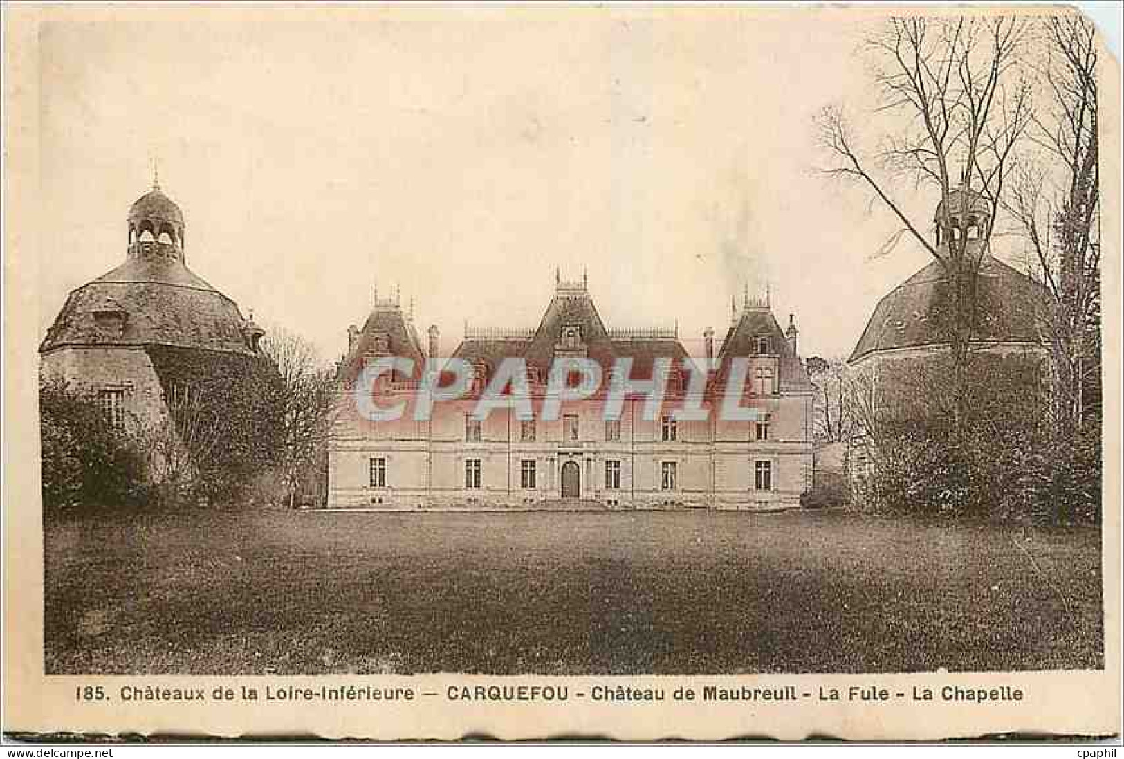 CPA Chateaux de la Loire Inferieure Carquefou Chateau de Mabreuil