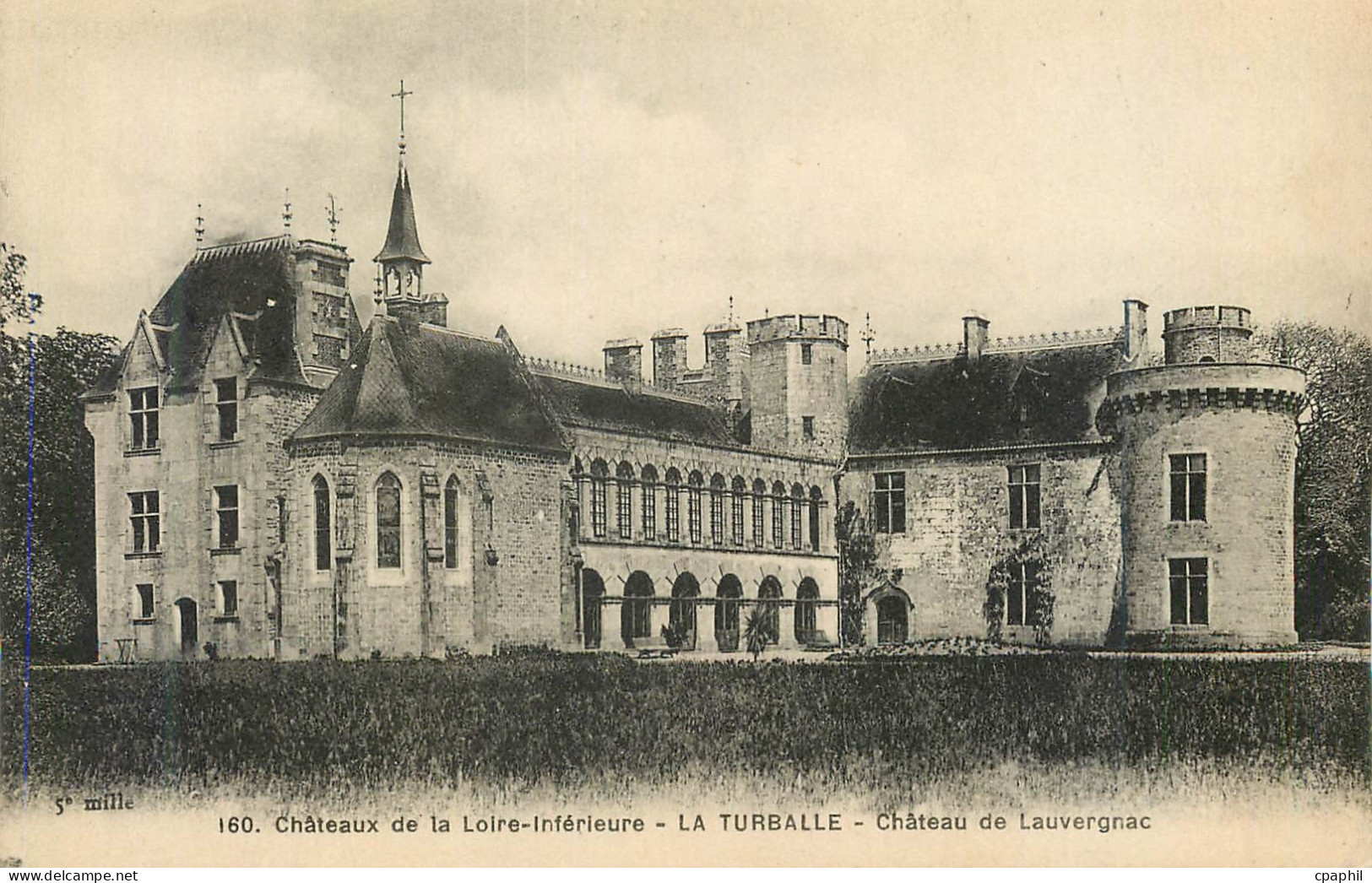 CPA Chateaux de la Loire Inferieure la Turballe Chateau de Lauvergnac