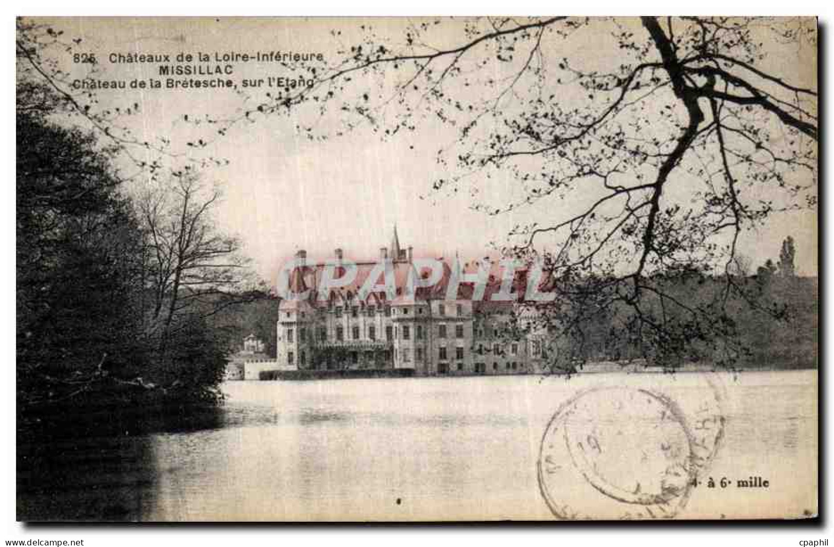 CPA Chateaux de la Loire Inferieure Missillac Chateau de la Bretesche sur l Etang