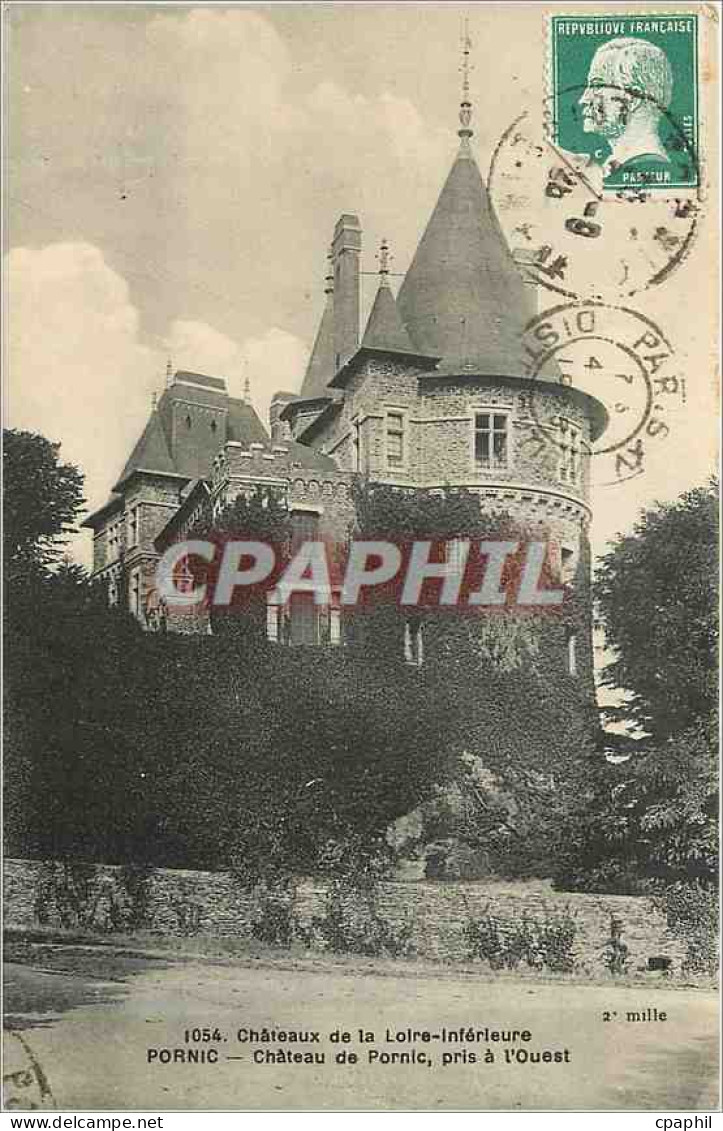 CPA Chateaux de la Loire Inferieure Pornic Chateau de Pornic pris a l'Ouest