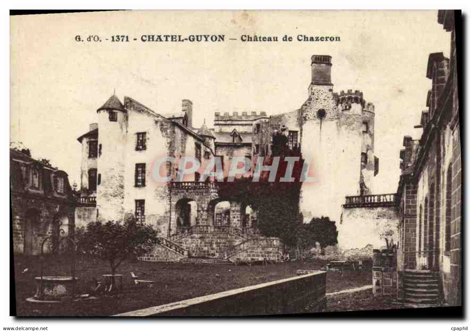 CPA Chatel Guyon Chateau de Chazeron