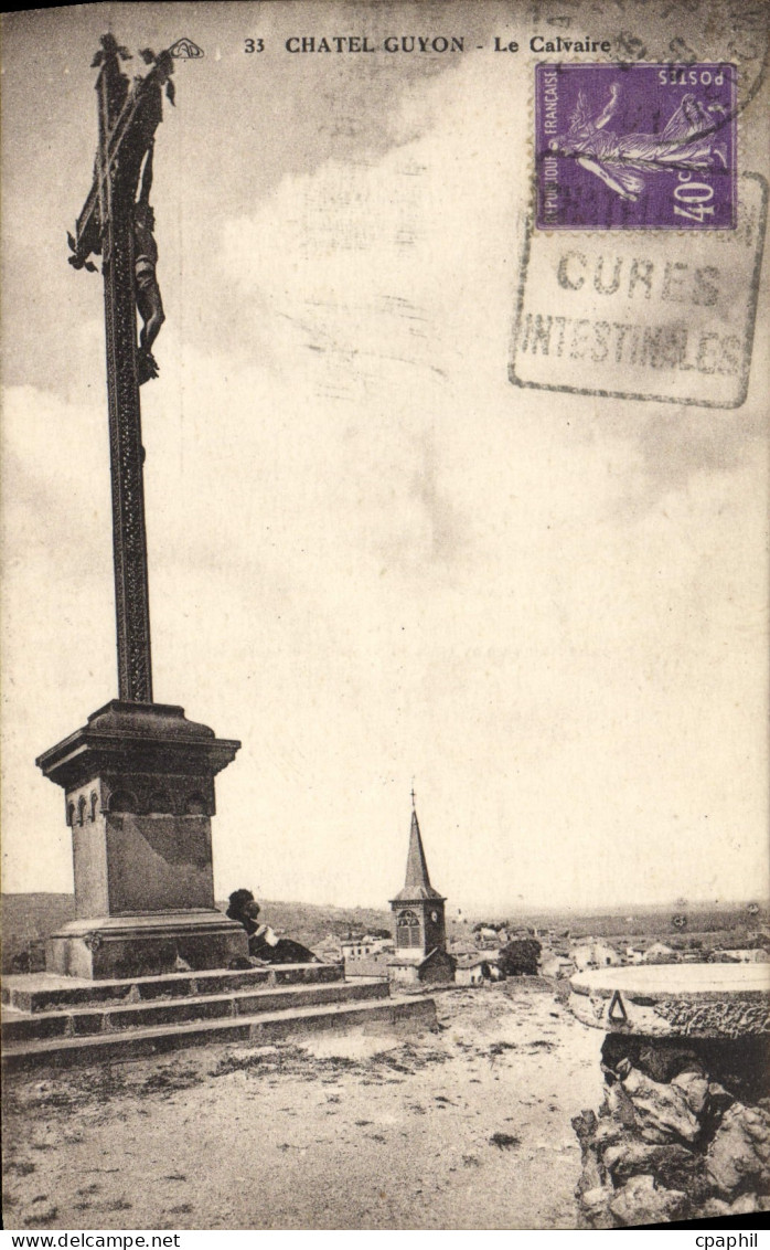 CPA Châtel Guyon Le Calvaire