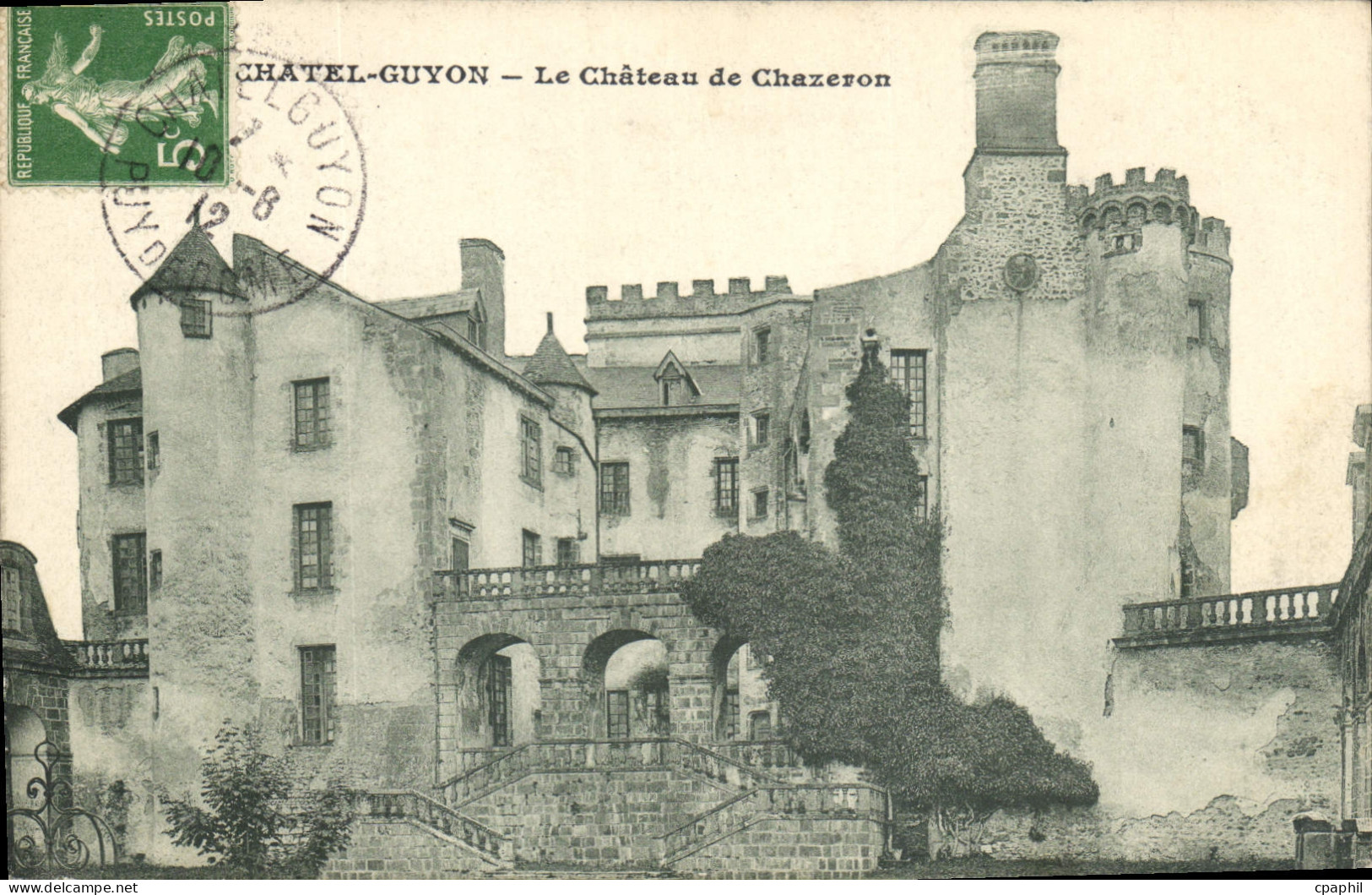 CPA Chatel Guyon Le Chateau de Chazeron