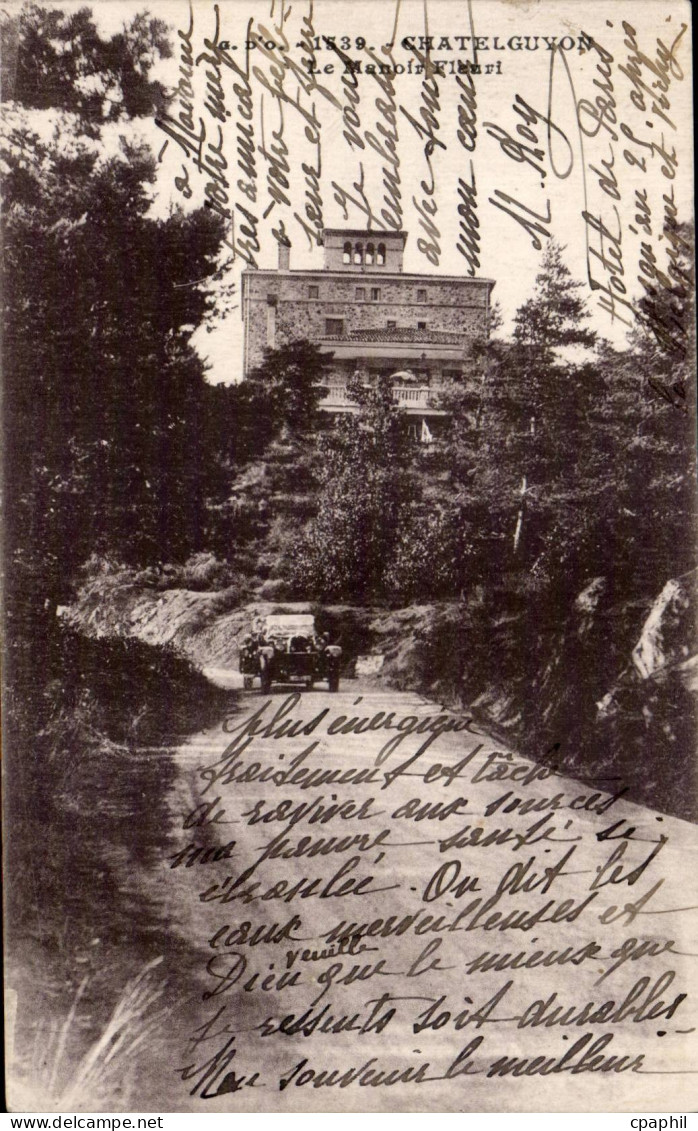 CPA Chatel Guyon Le manoir fleuri