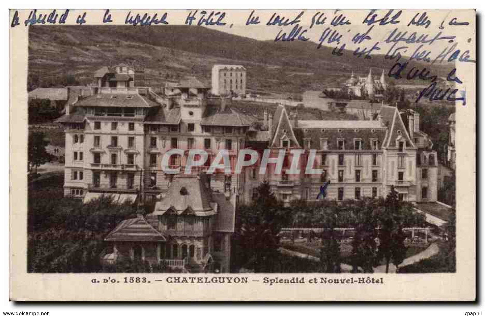 CPA Chatel Guyon Splendid et nouvel Hotel