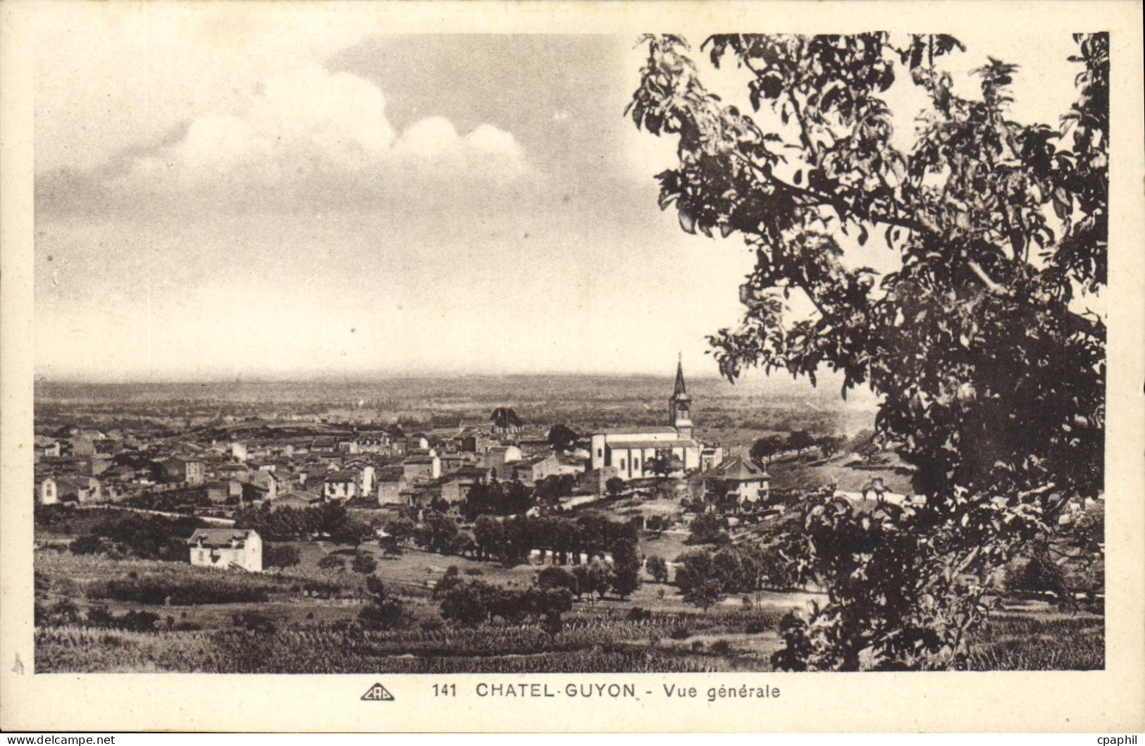 CPA Chatel Guyon Vue generale