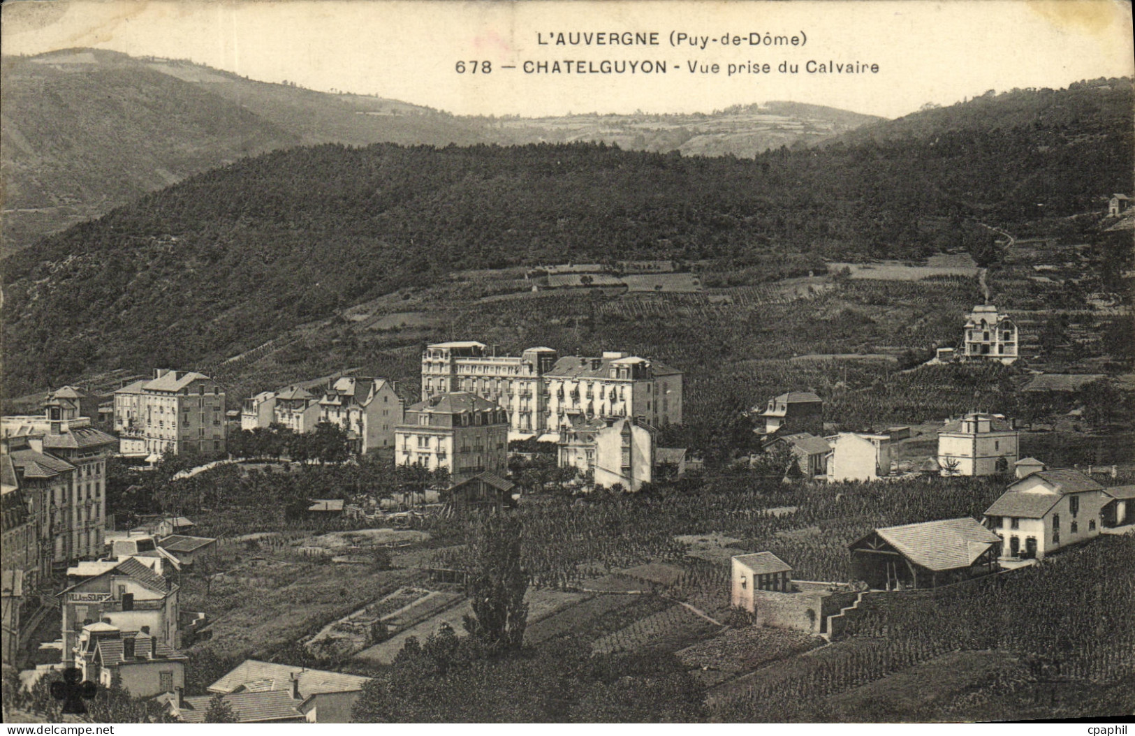 CPA Chatel Guyon Vue Prise Du Calvaire