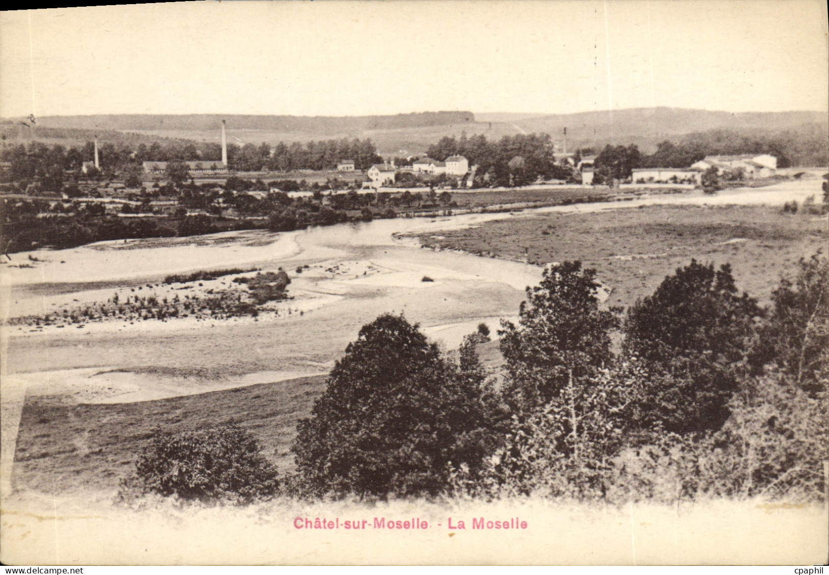 CPA Chatel Sur Moselle La Moselle