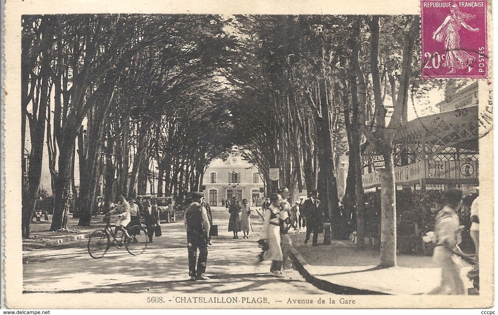 CPA Chatelaillon-Plage Avenue de la Gare