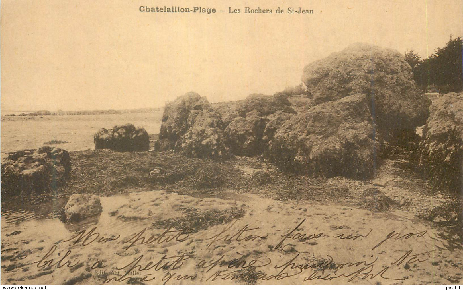 CPA Chatelaillon Plage Les Rochers de St Jean