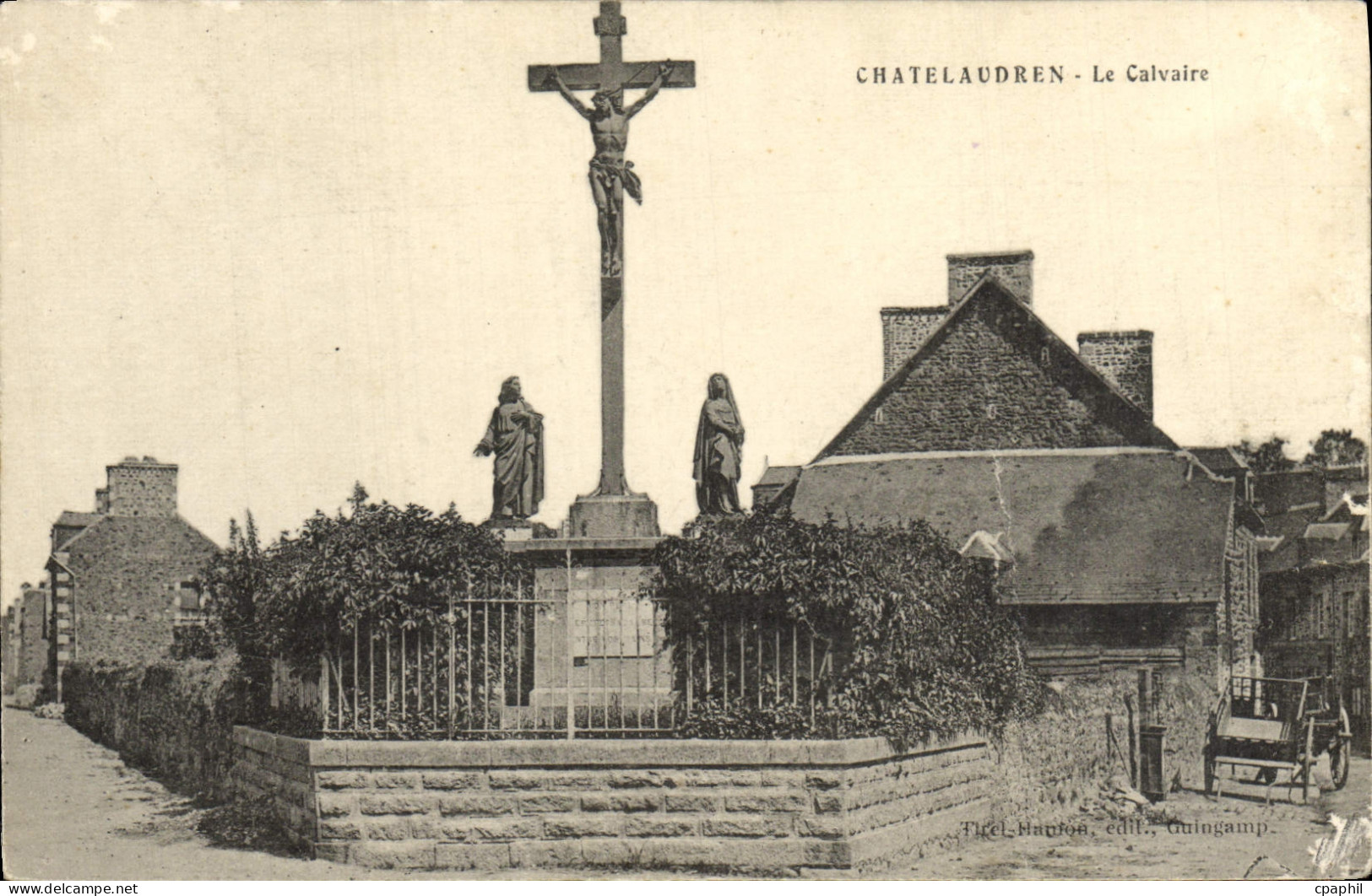 CPA Chatelaudren Le Calvaire