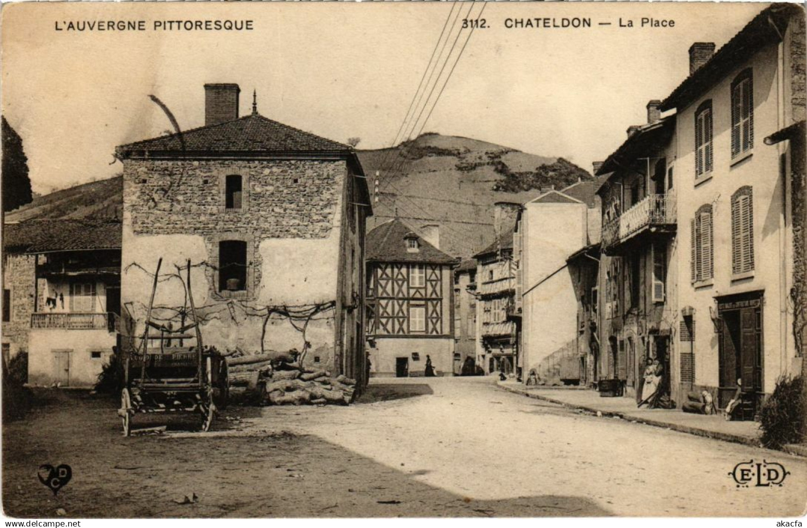 CPA CHATELDON - La Place (72347)