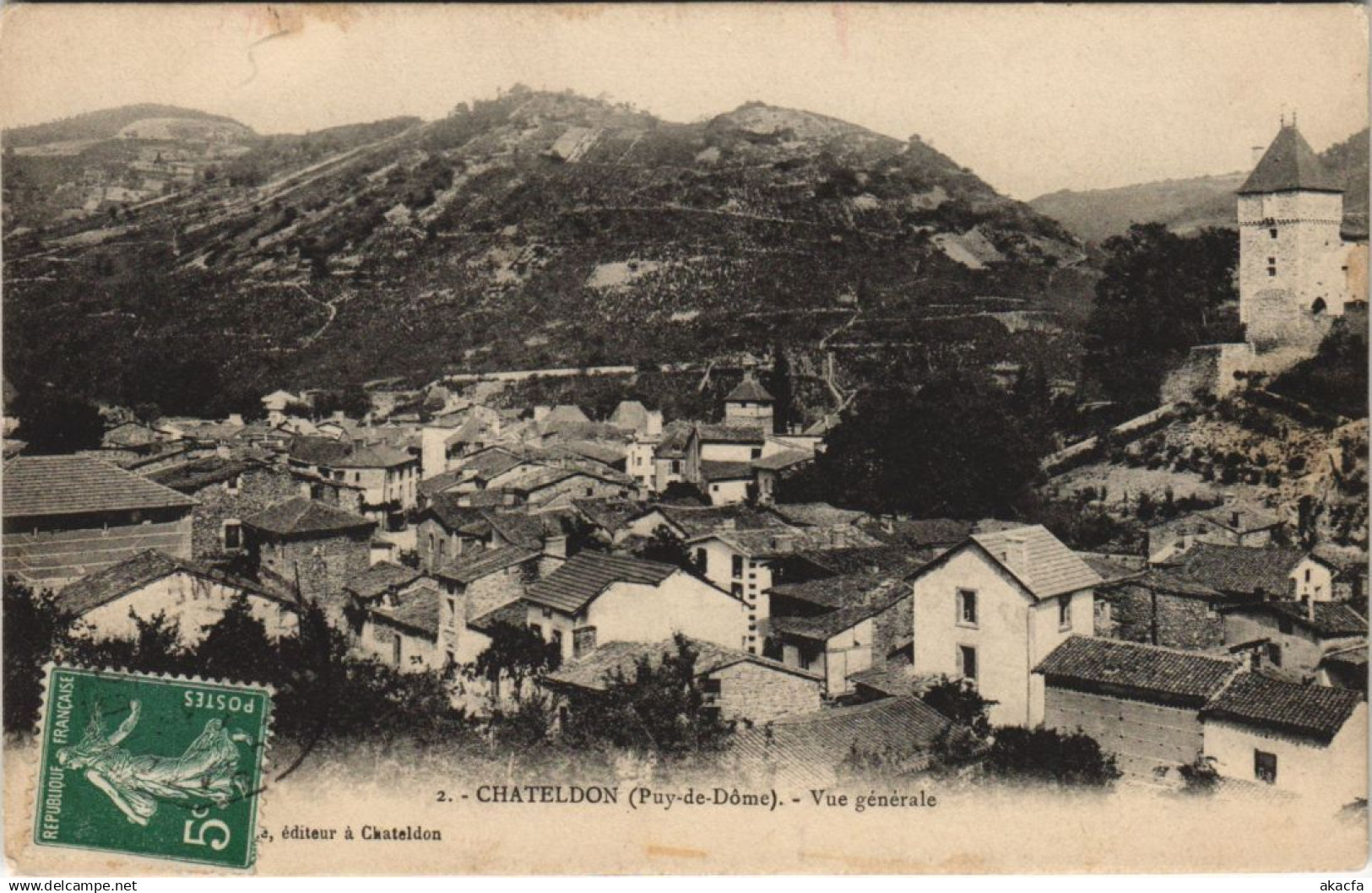 CPA CHATELDON Vue Generale (1253845)