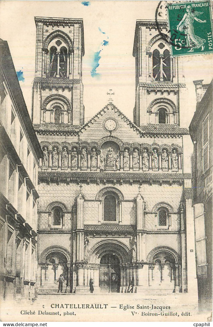 CPA Chatellerault Eglise Saint Jacques