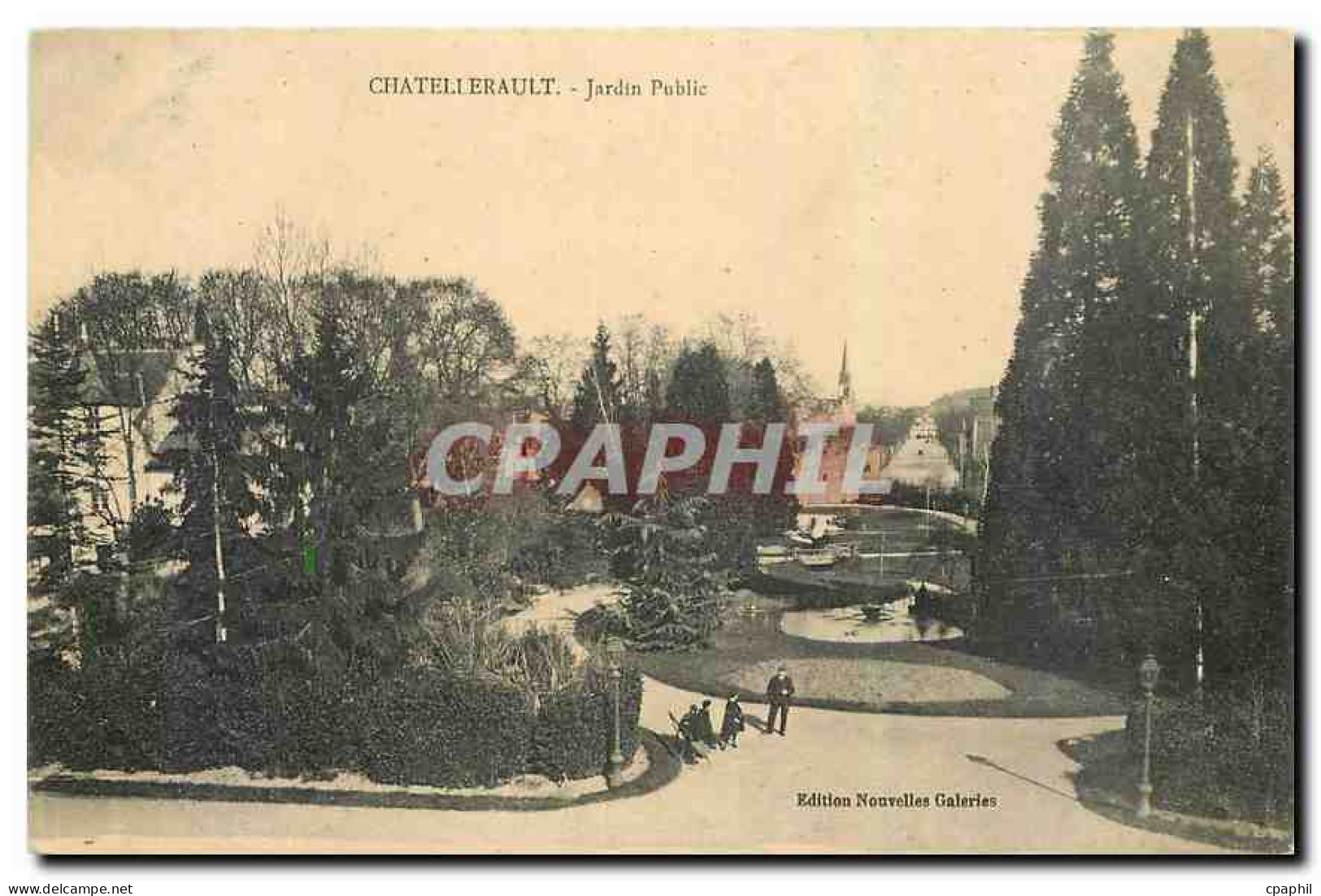 CPA Chatellerault Jardin Public