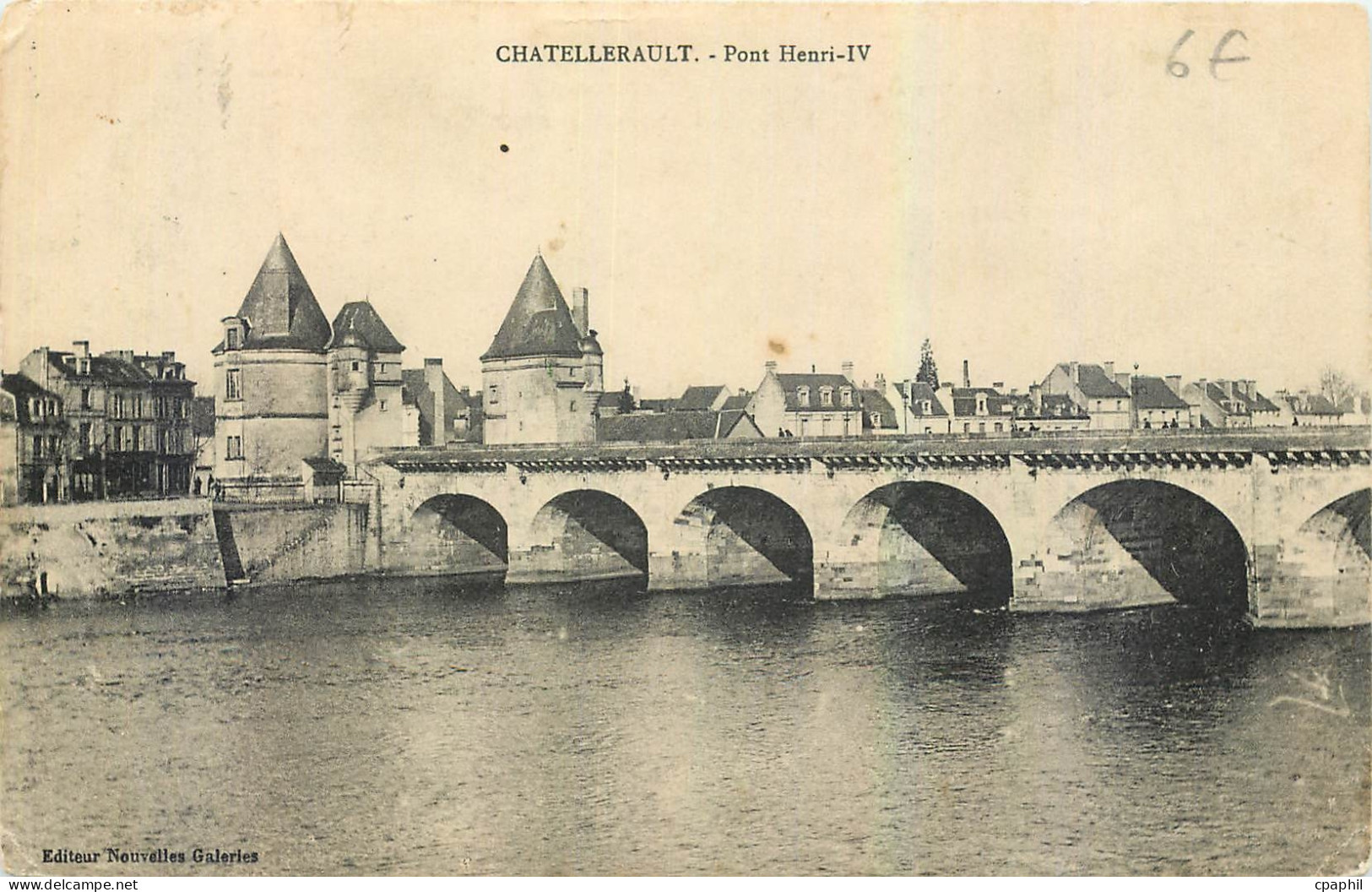 CPA Chatellerault Pont Henri IV