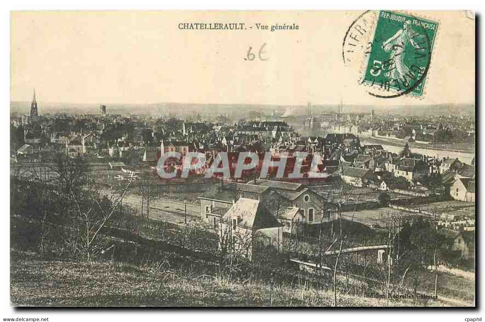 CPA Chatellerault Vue generale
