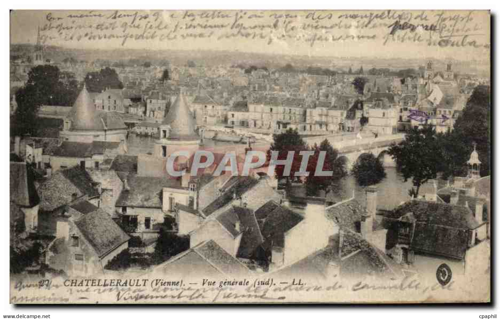 CPA Chatellerault Vue generale