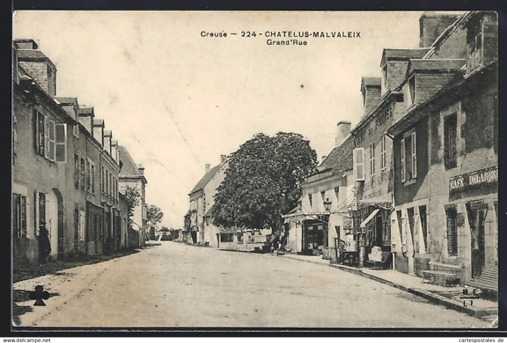 CPA Chatelus-Malvaleix, Grand'Rue