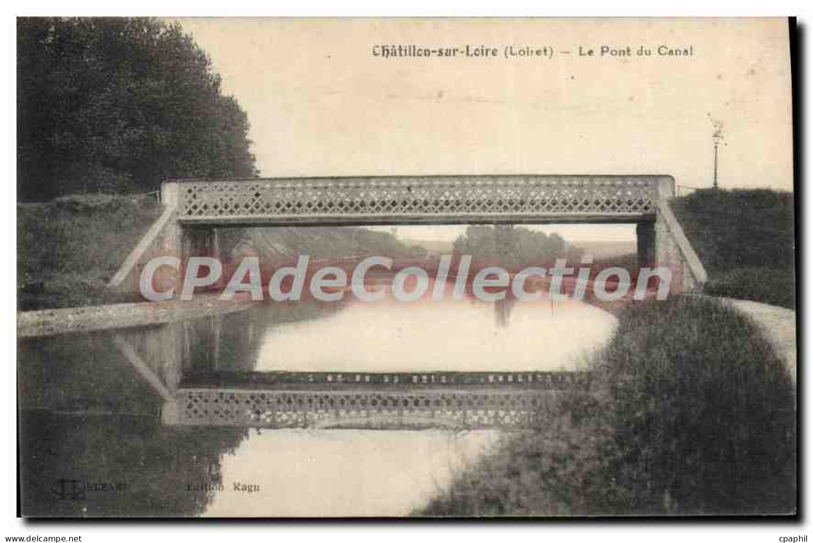 CPA Chatillon Sur Loire Le Pont Du Canal