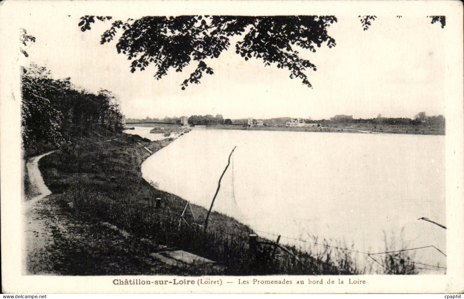 CPA Chatillon sur Loire Les promenades au bord de la Loire