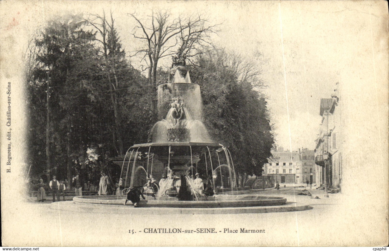 CPA Chatillon sur Seine Place Marmont