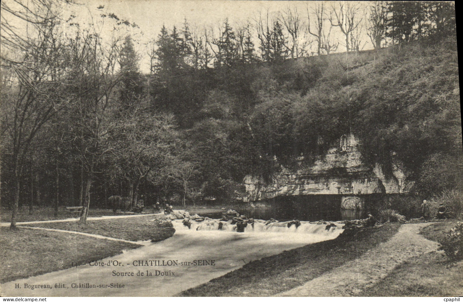 CPA Chatillon sur Seine Source de la Douix