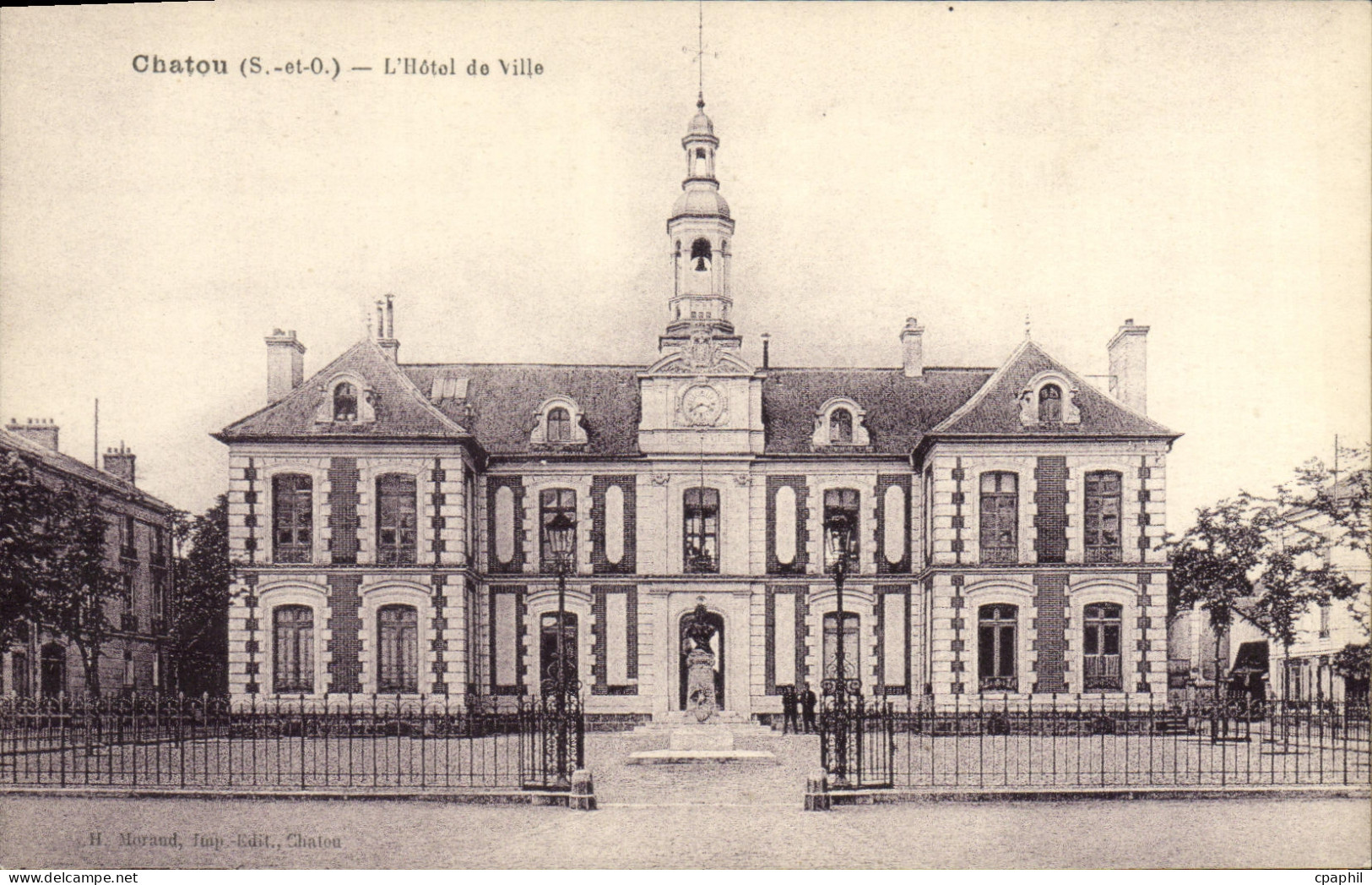 CPA Chatou l'Hotel de ville